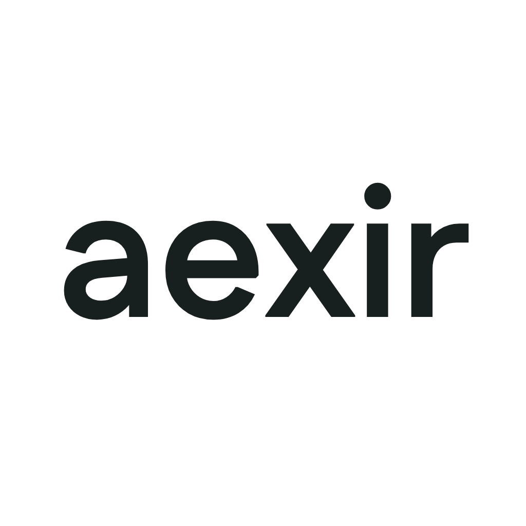 Aexir logo, square, 1024 by 1024 pixels